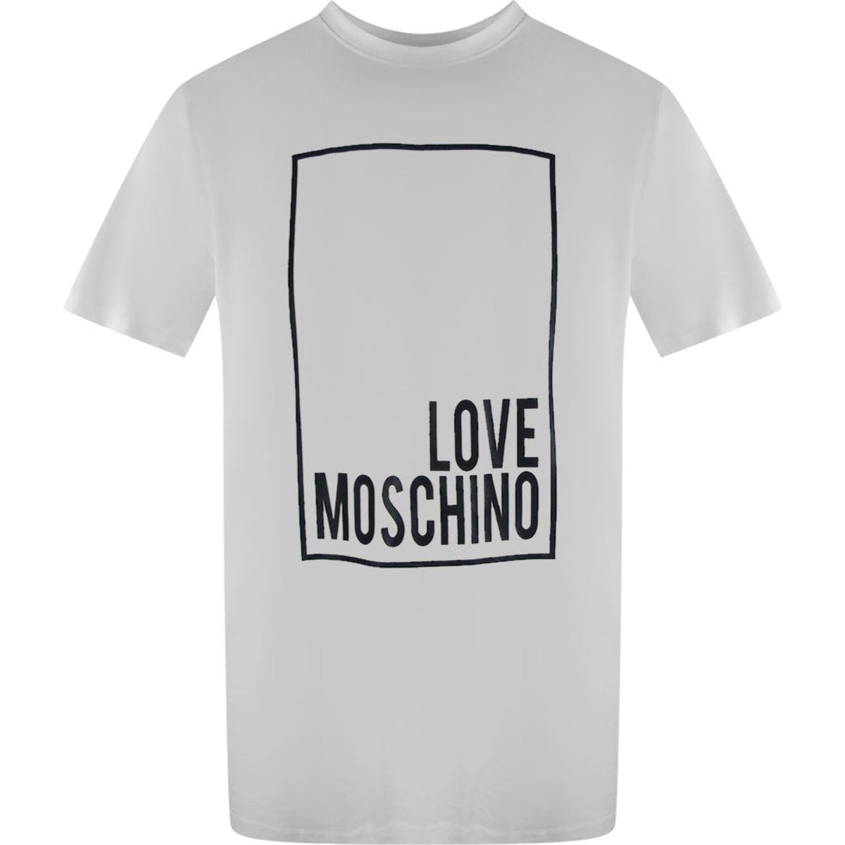 Love Moschino T-Shirt mit Box-Logo