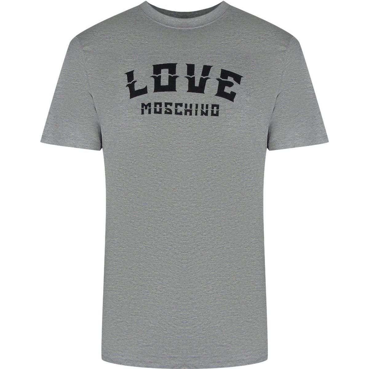 Love Moschino T-Shirt mit Logo-Grafik