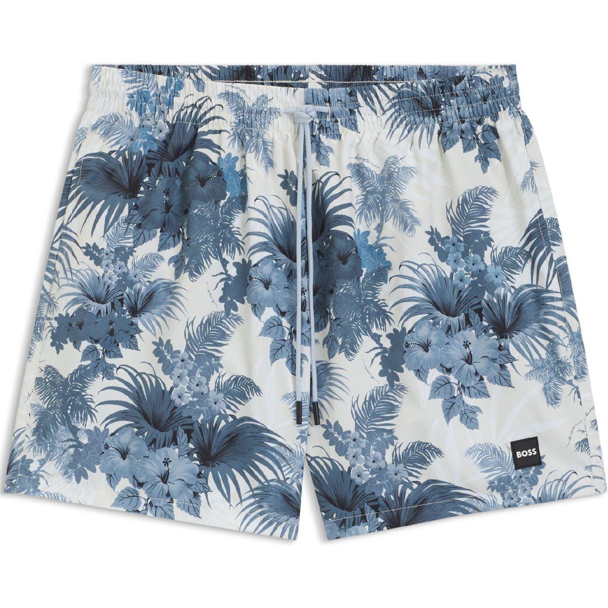 Badeshorts mit Blumendruck