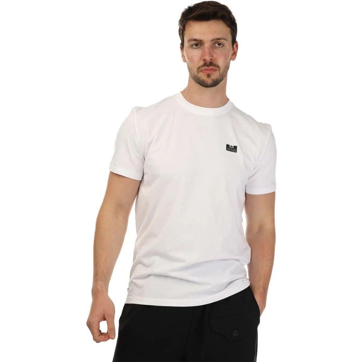 Klassisches Baumwoll-T-Shirt mit Rundhalsausschnitt