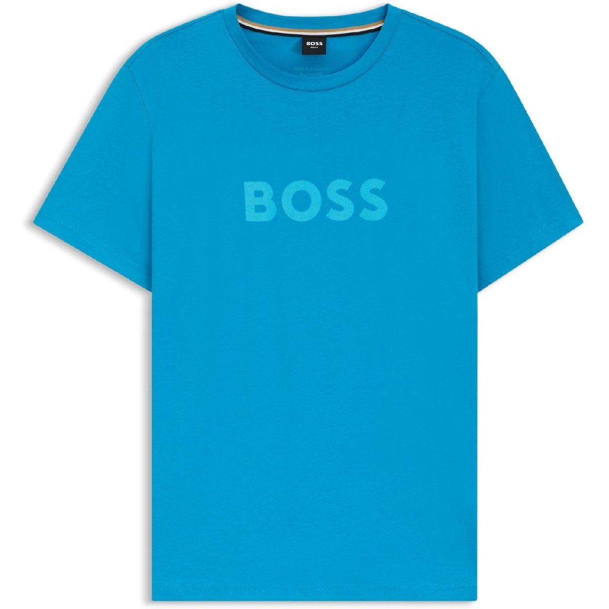Lässiges T-Shirt mit Rundhalsausschnitt und Logo