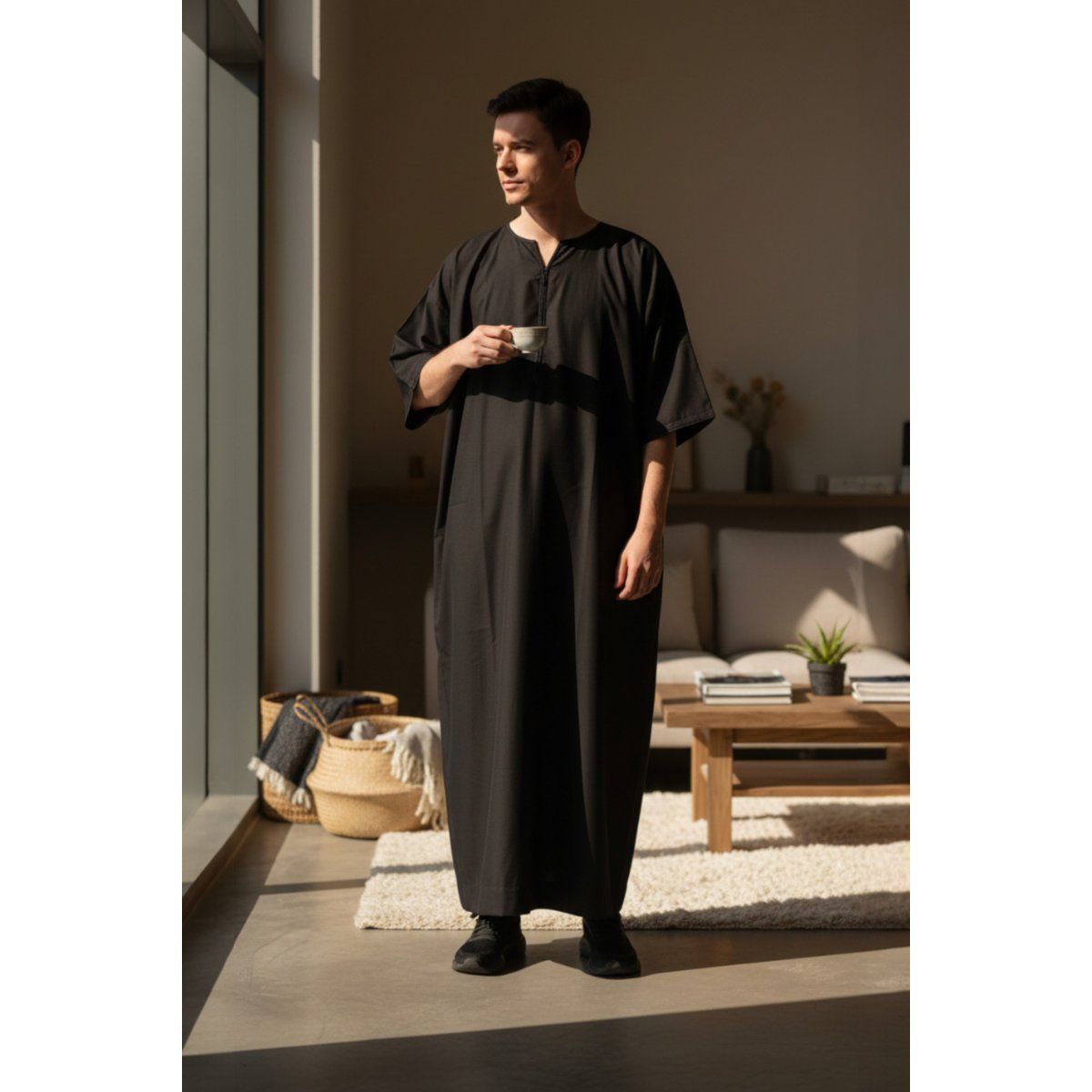 Marokkanischer Gandoura Thobe Robe für Herren