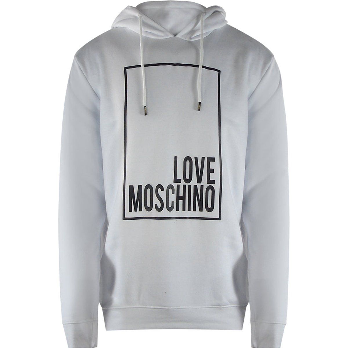 Baumwollmischung Hoodie mit Box-Logo