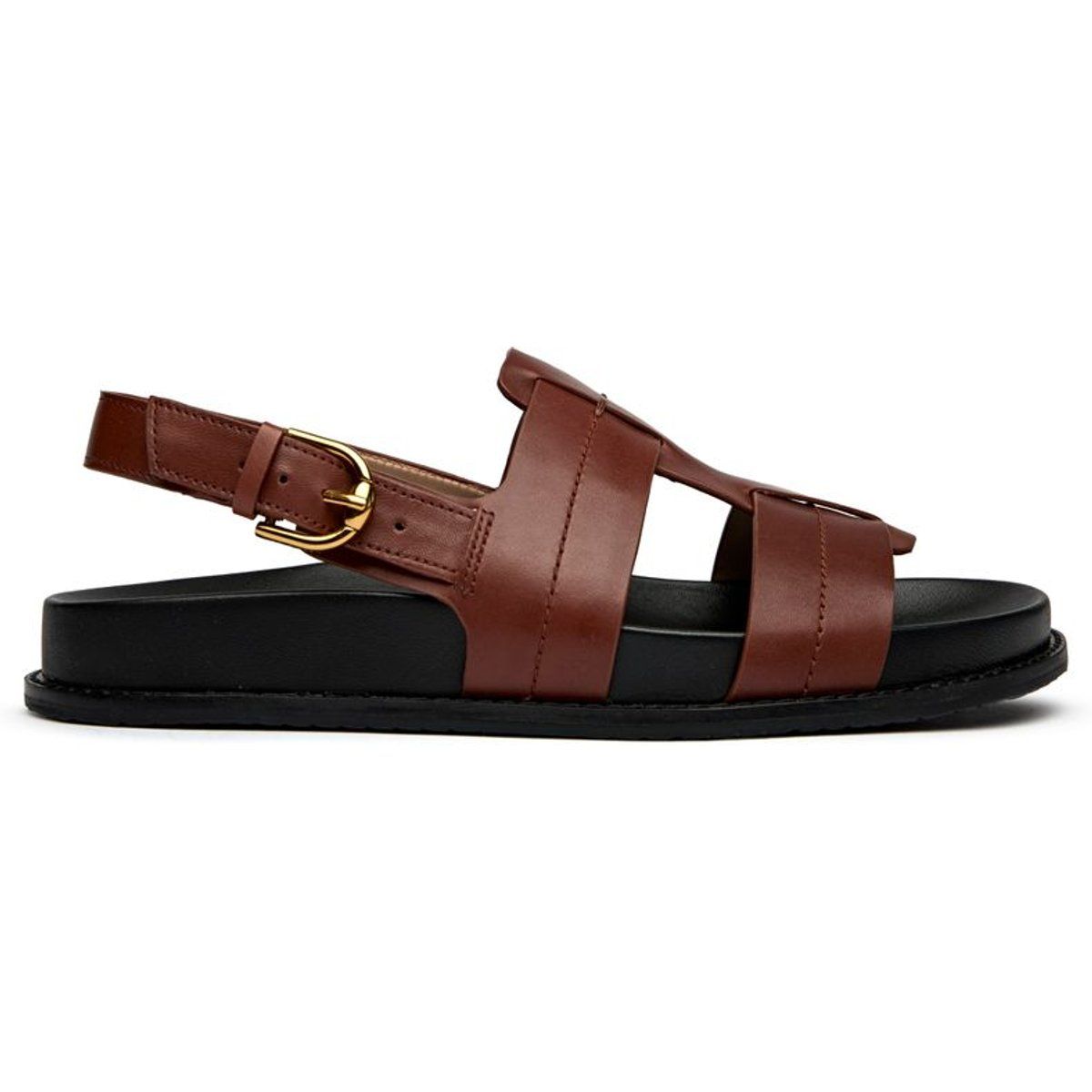 Fischer-Slingback-Sandalen aus Leder