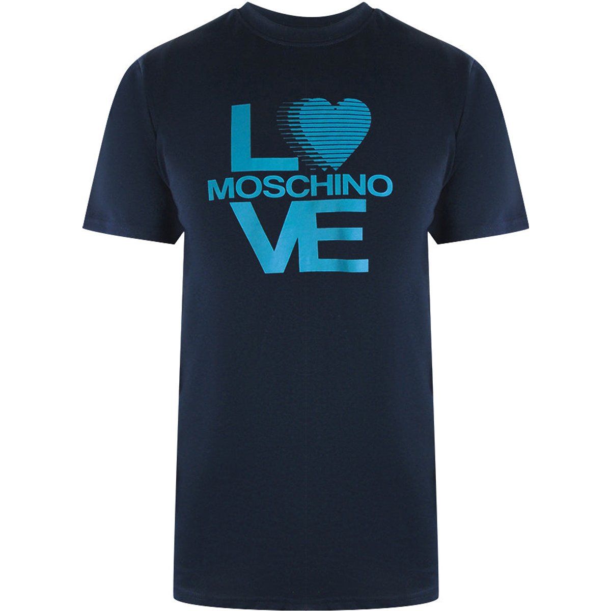 Love Moschino Logo Baumwoll T-Shirt