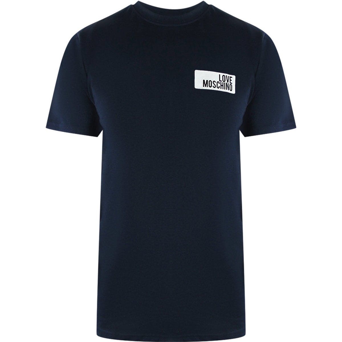 T-Shirt mit Logo-Patch und Rundhalsausschnitt