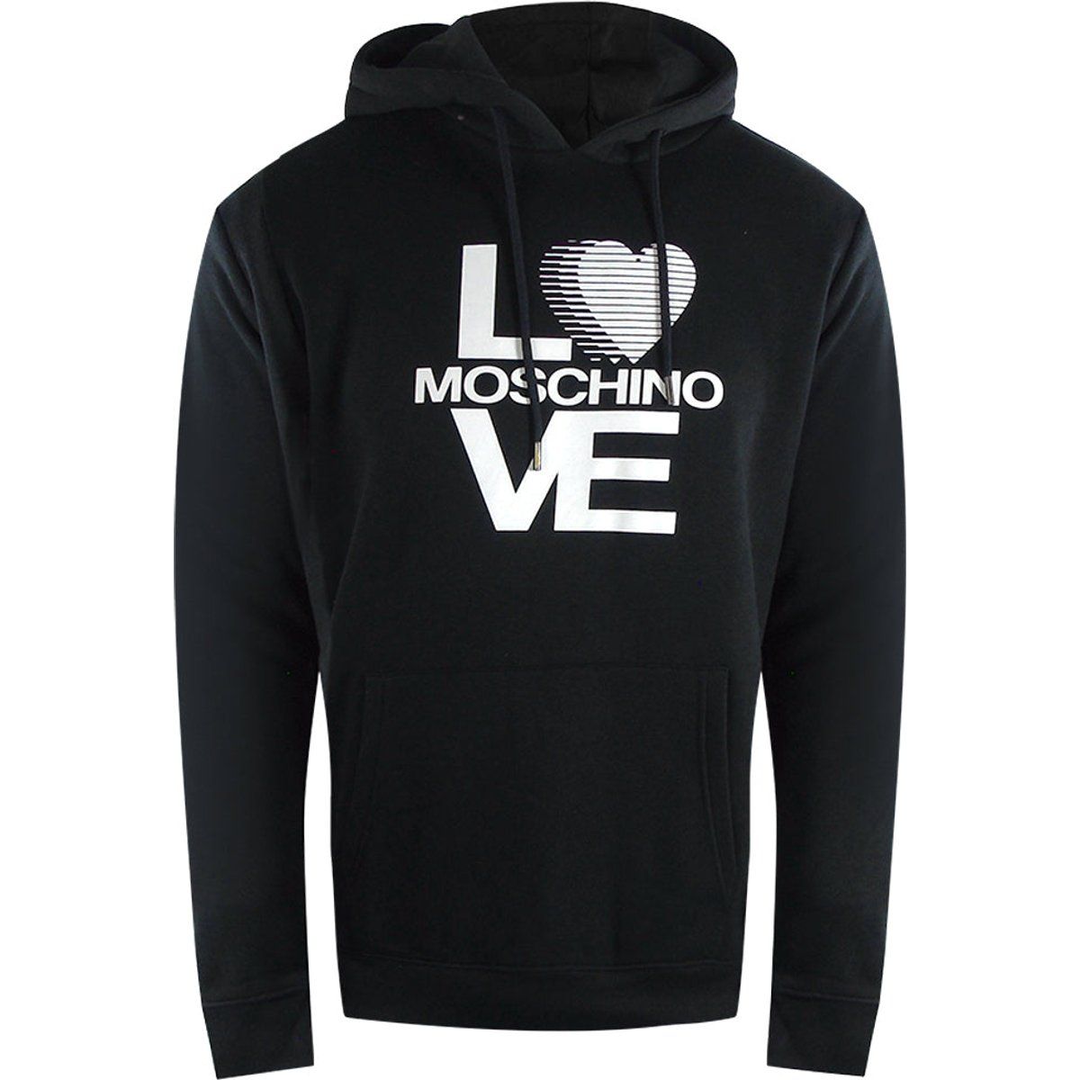 Love Moschino Hoodie mit auffälligem Logo