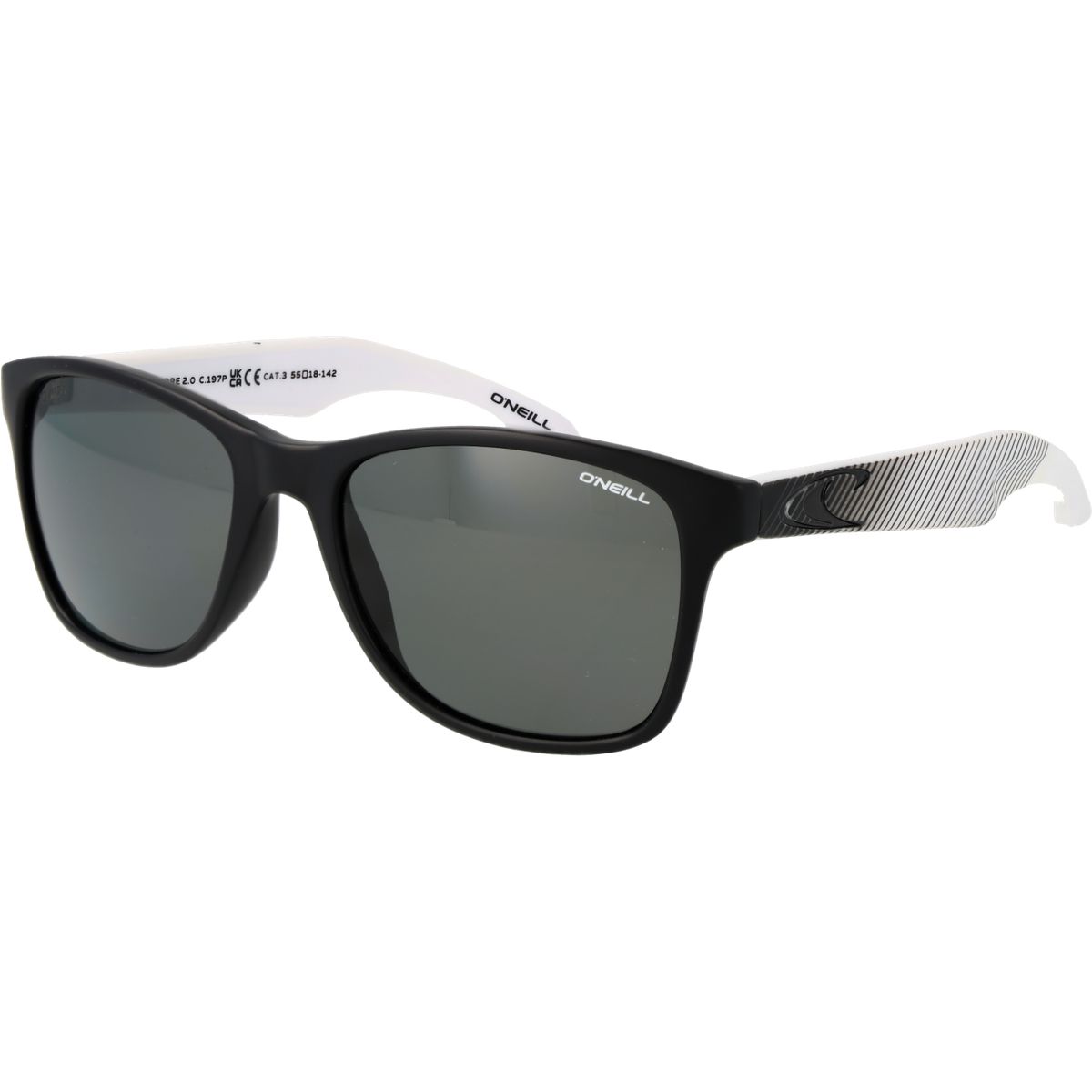 Sonnenbrille mit polarisierten Gläsern und eckigem Rahmen