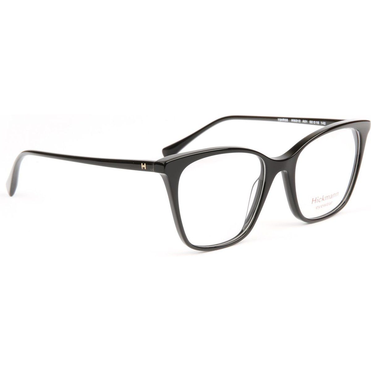 Schwarze Acetat-Vollrand-Brillenfassung