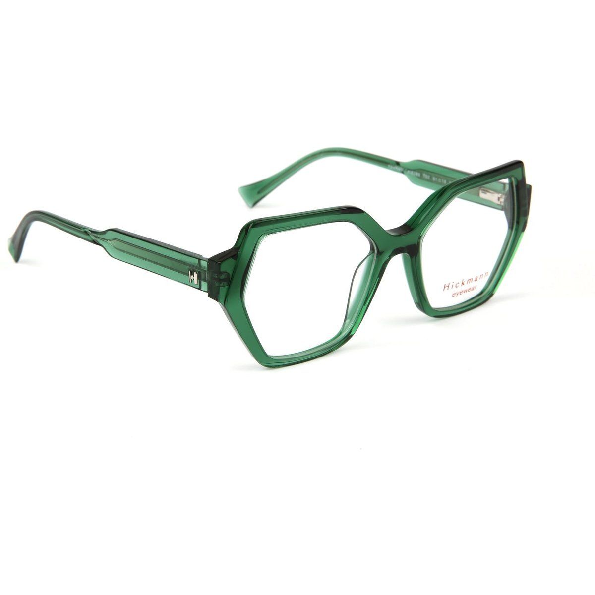 Geometrische grüne Acetat-Brillenfassung