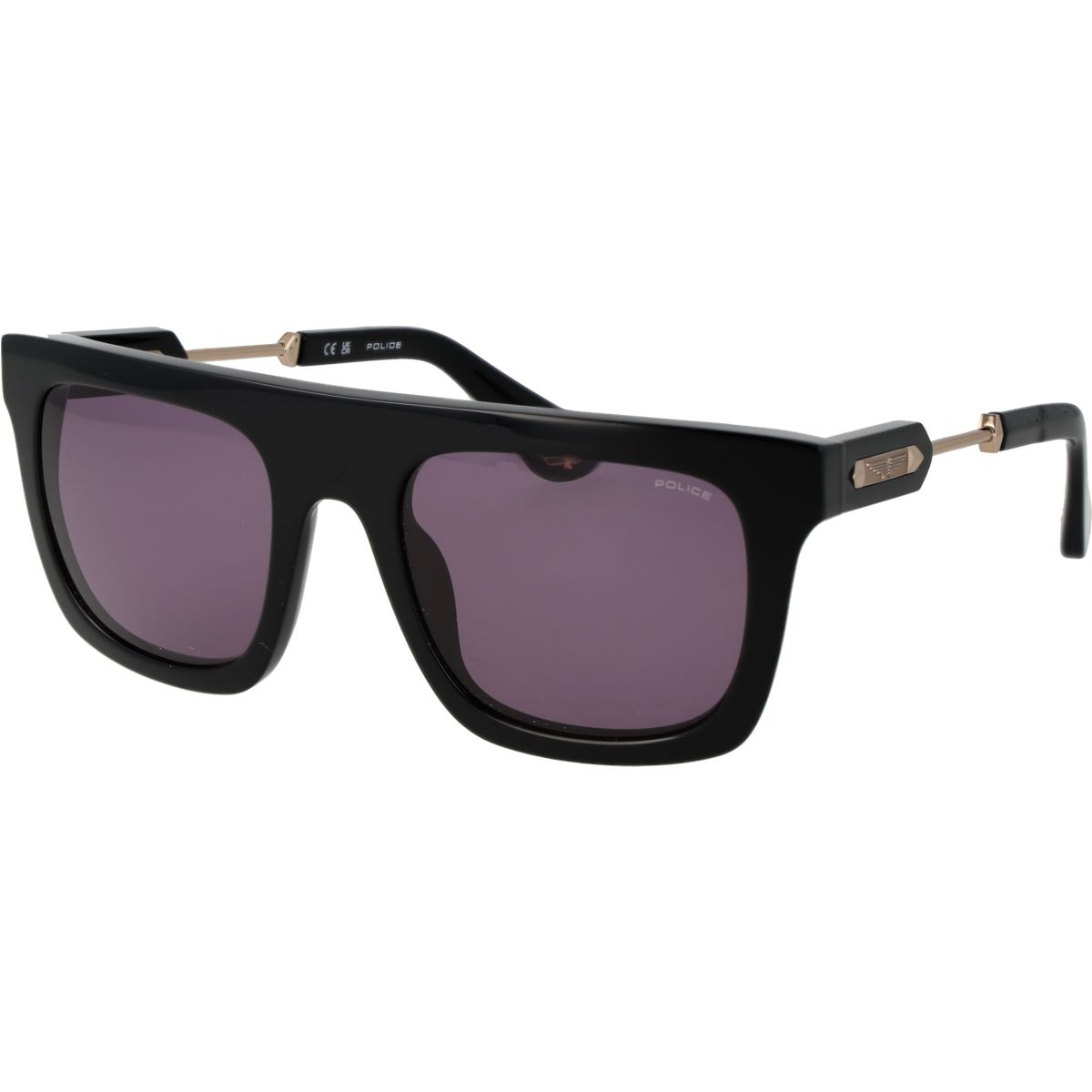 Moderne, rechteckige Vollrand-Sonnenbrille