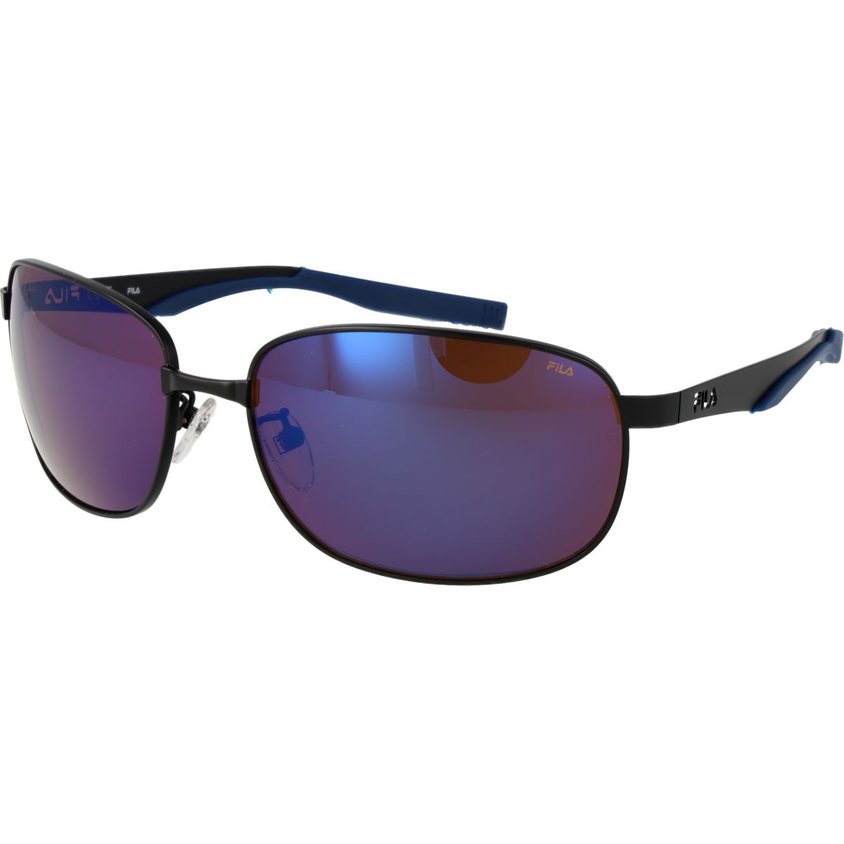 Sportliche Verspiegelte Rechteckige Sonnenbrille