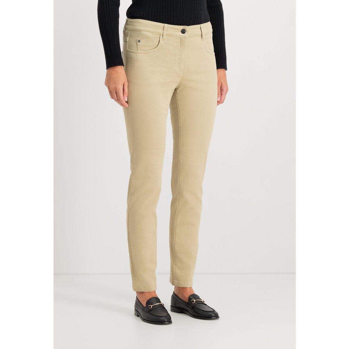Shape-On Stretch Jeans mit geradem Bein