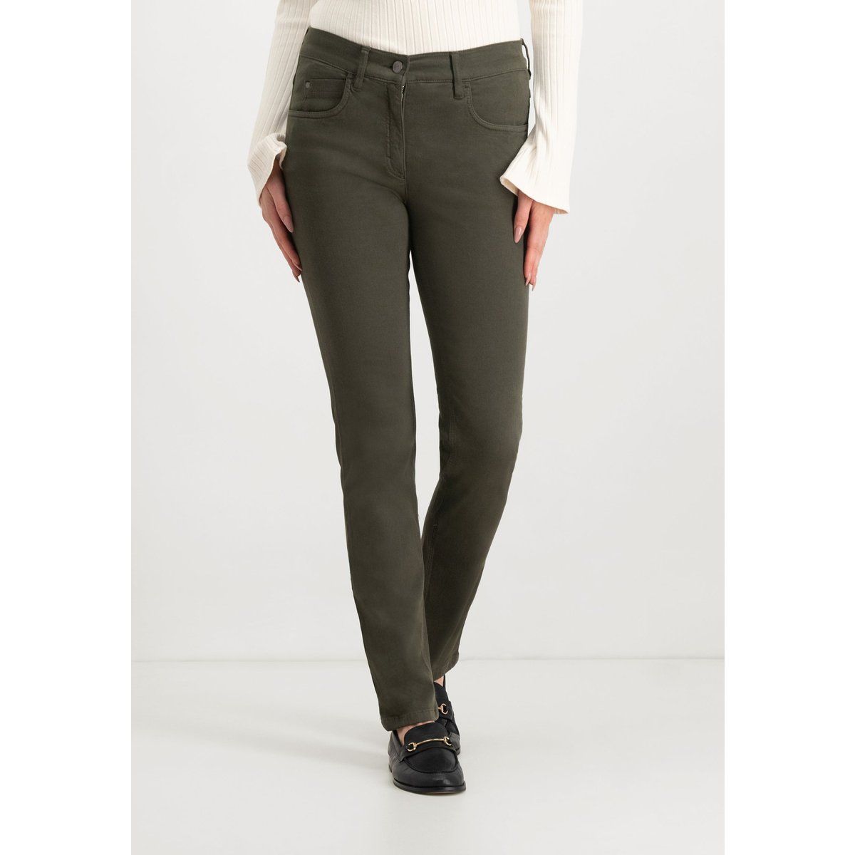 Straight-Leg-Hose mit hohem Stretchanteil