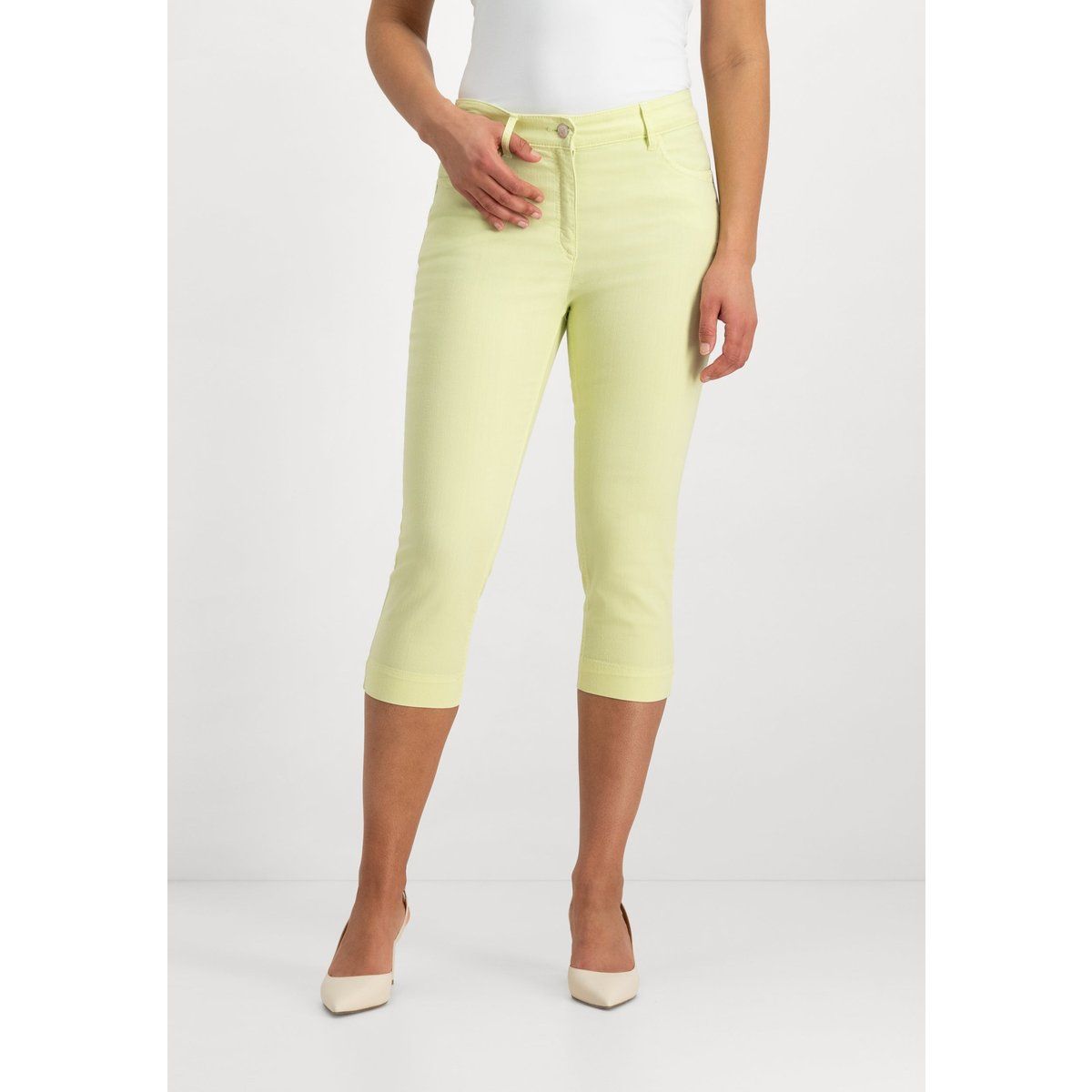 Kora Cropped Jeans mit schmalem Bein
