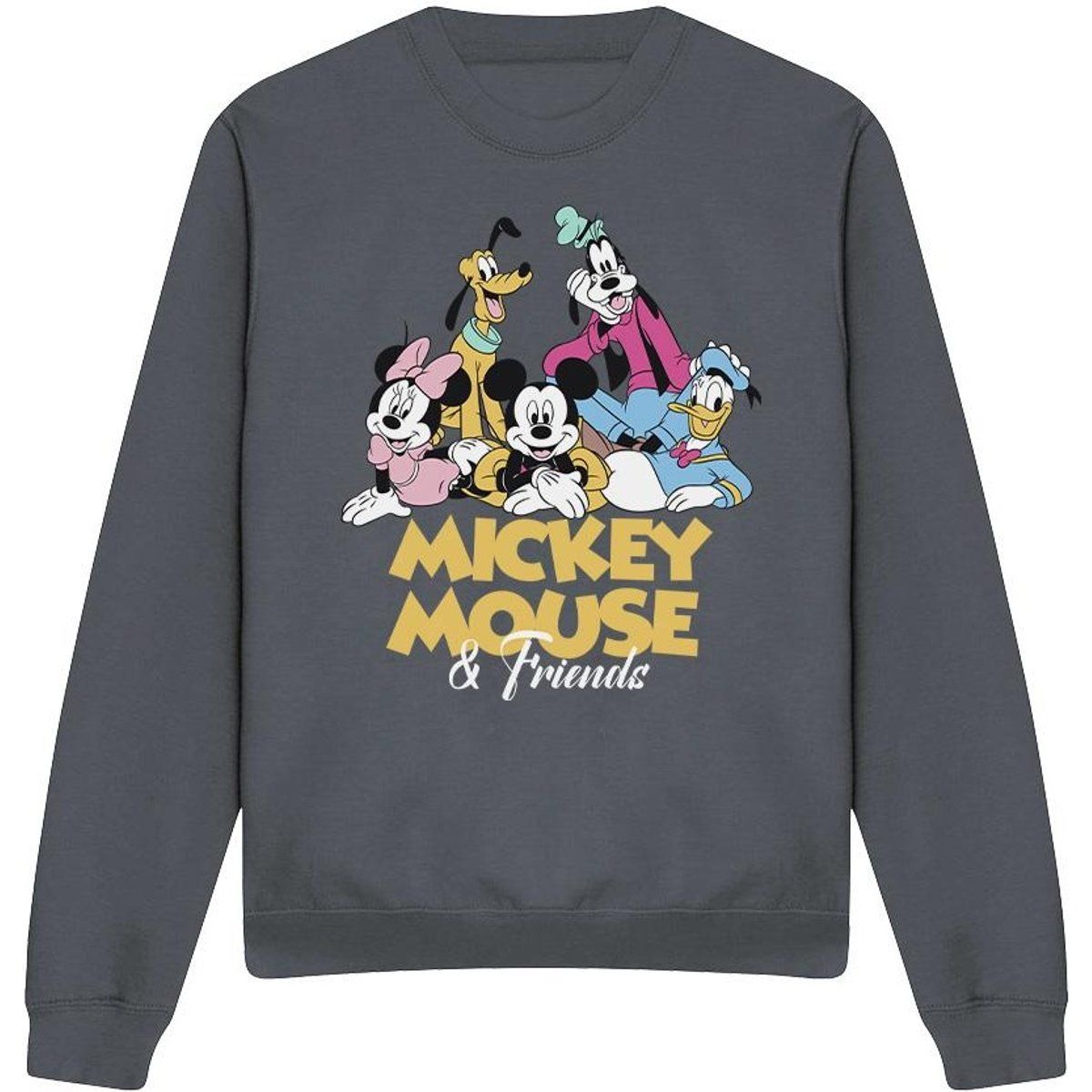 Disney - Sweatshirt für Herren/Damen Unisex (Holzkohle)
