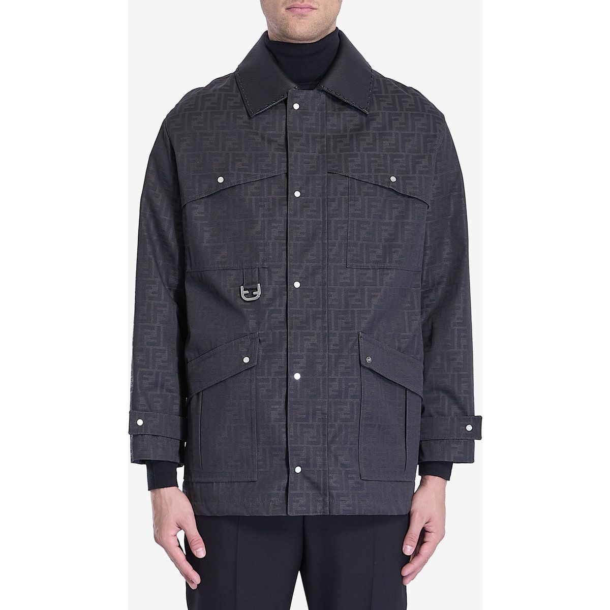 Canvas-Feldjacke mit Muster