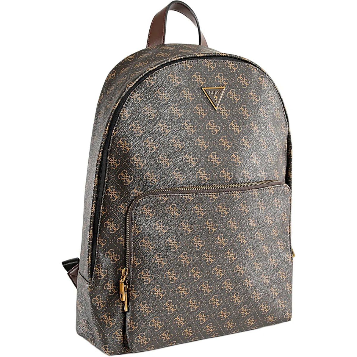 Rucksack mit Monogramm-Print aus Kunstleder