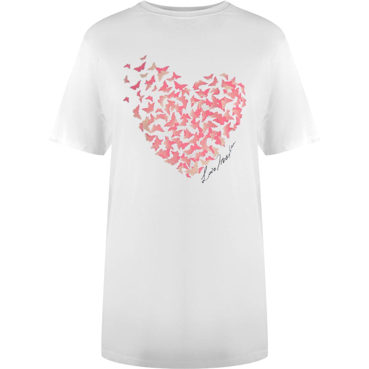 T-Shirt mit Schmetterlingsherz Grafik