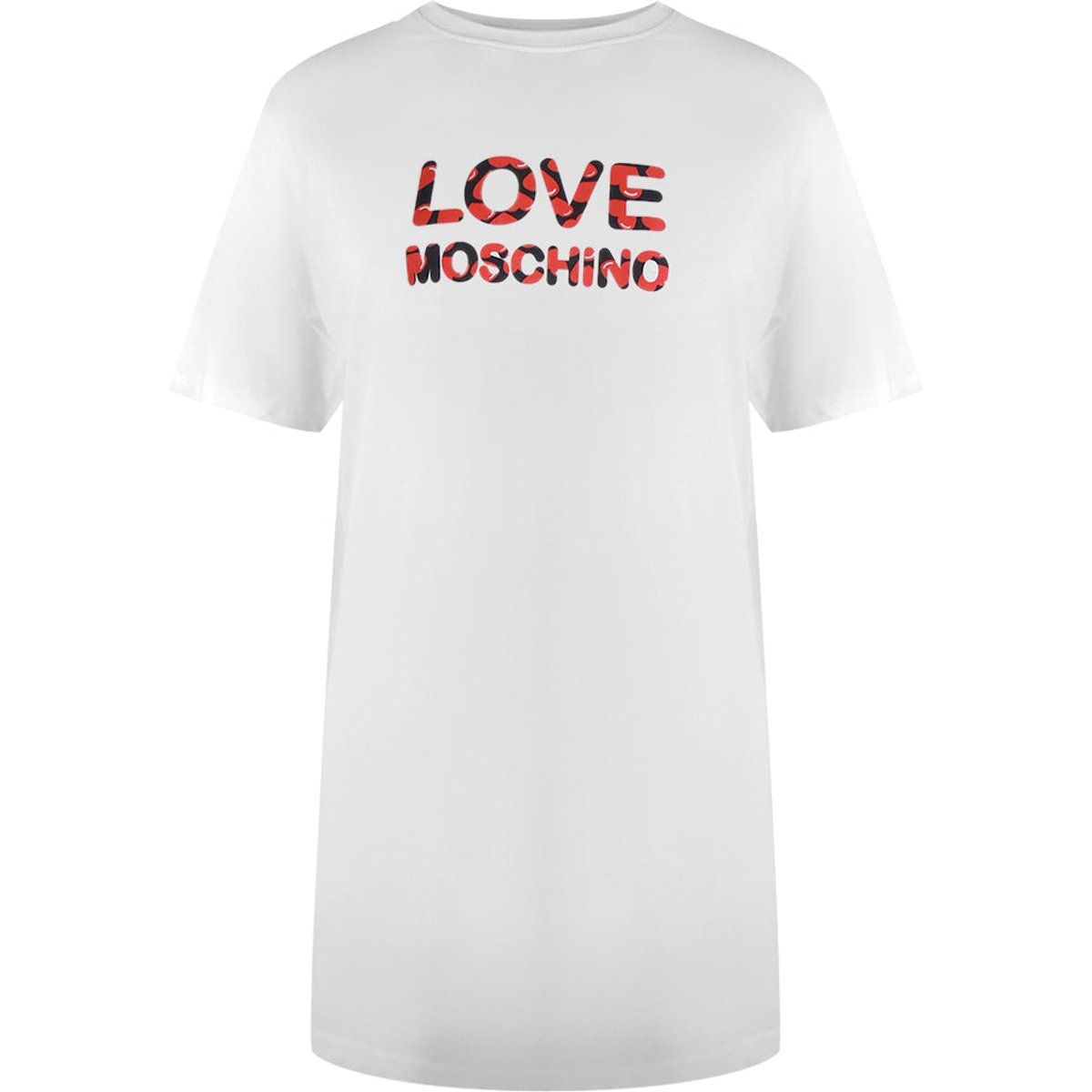 Love Moschino Bubble Logo T-Shirt Kleid