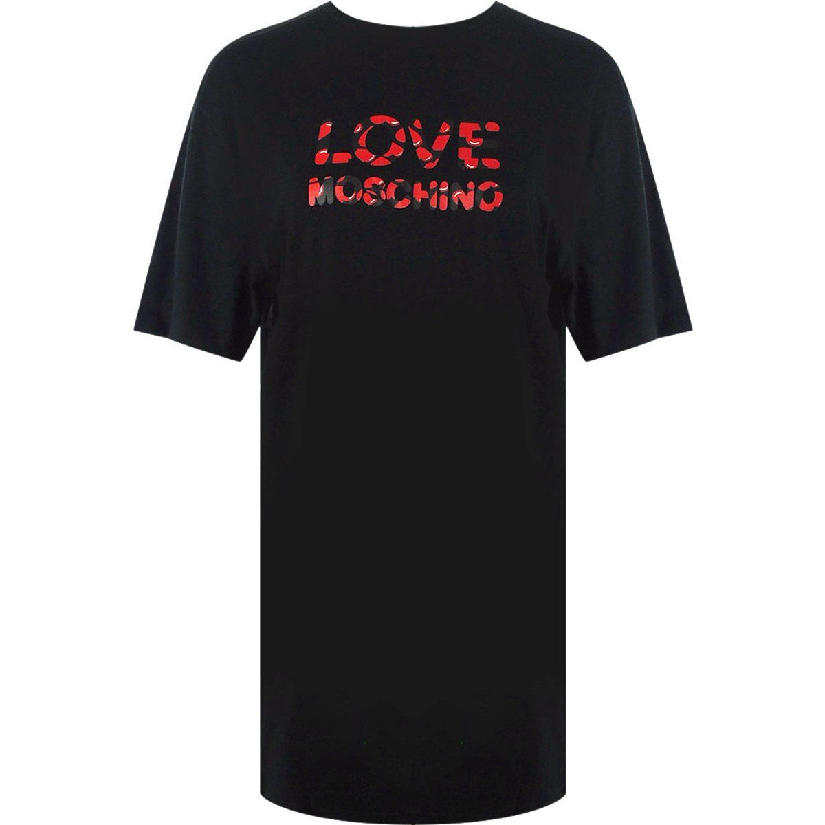 Love Moschino T-Shirt Kleid mit Logo-Print