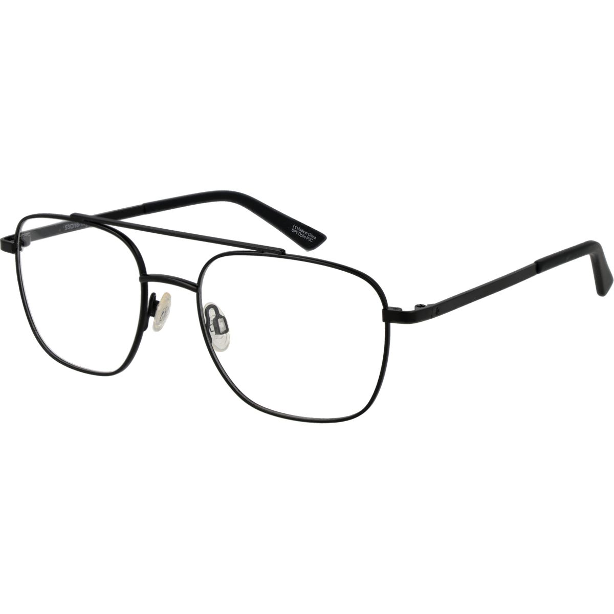 Quadratische Pilotenbrille mit Doppelsteg