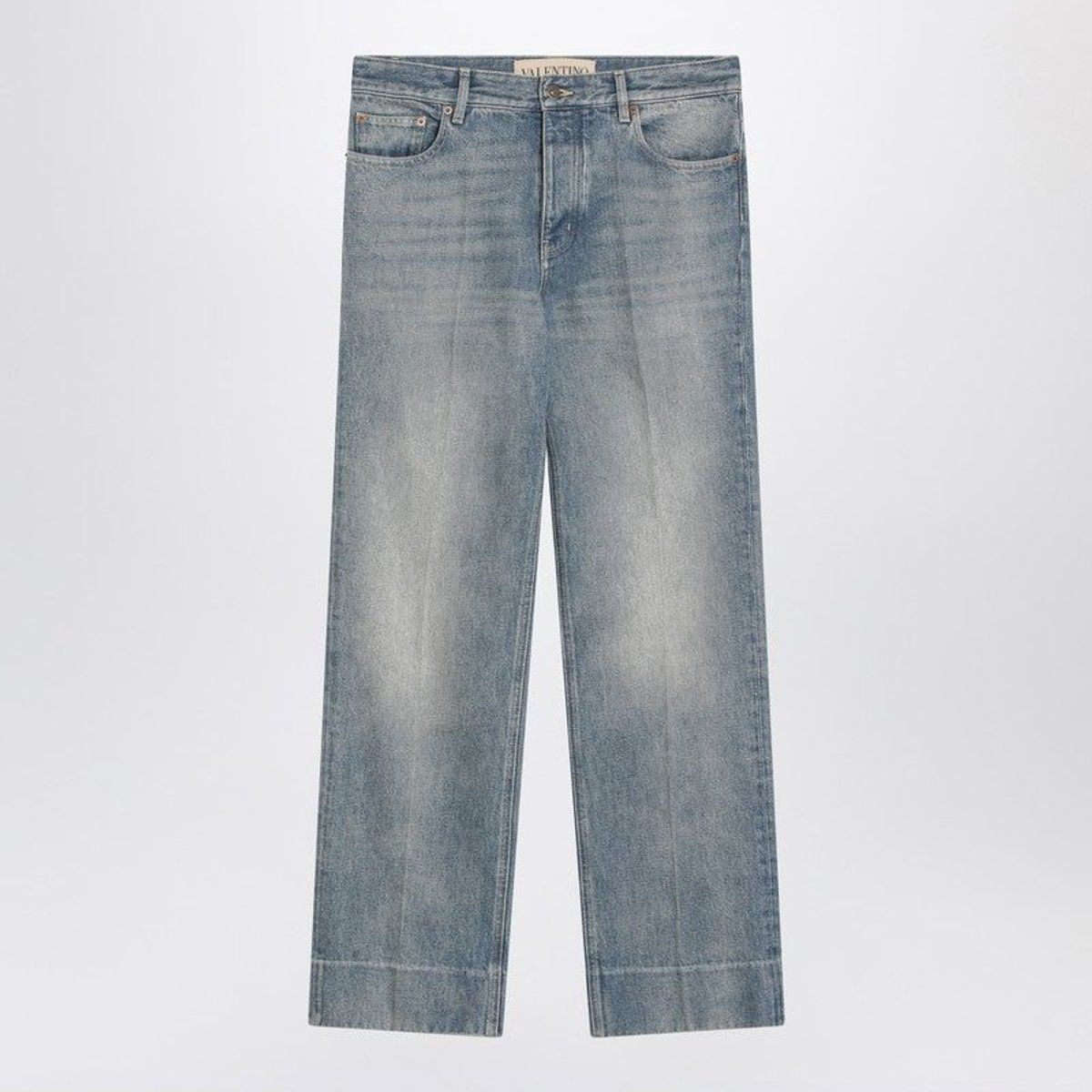 Jeans aus Denim mit entspannter Passform