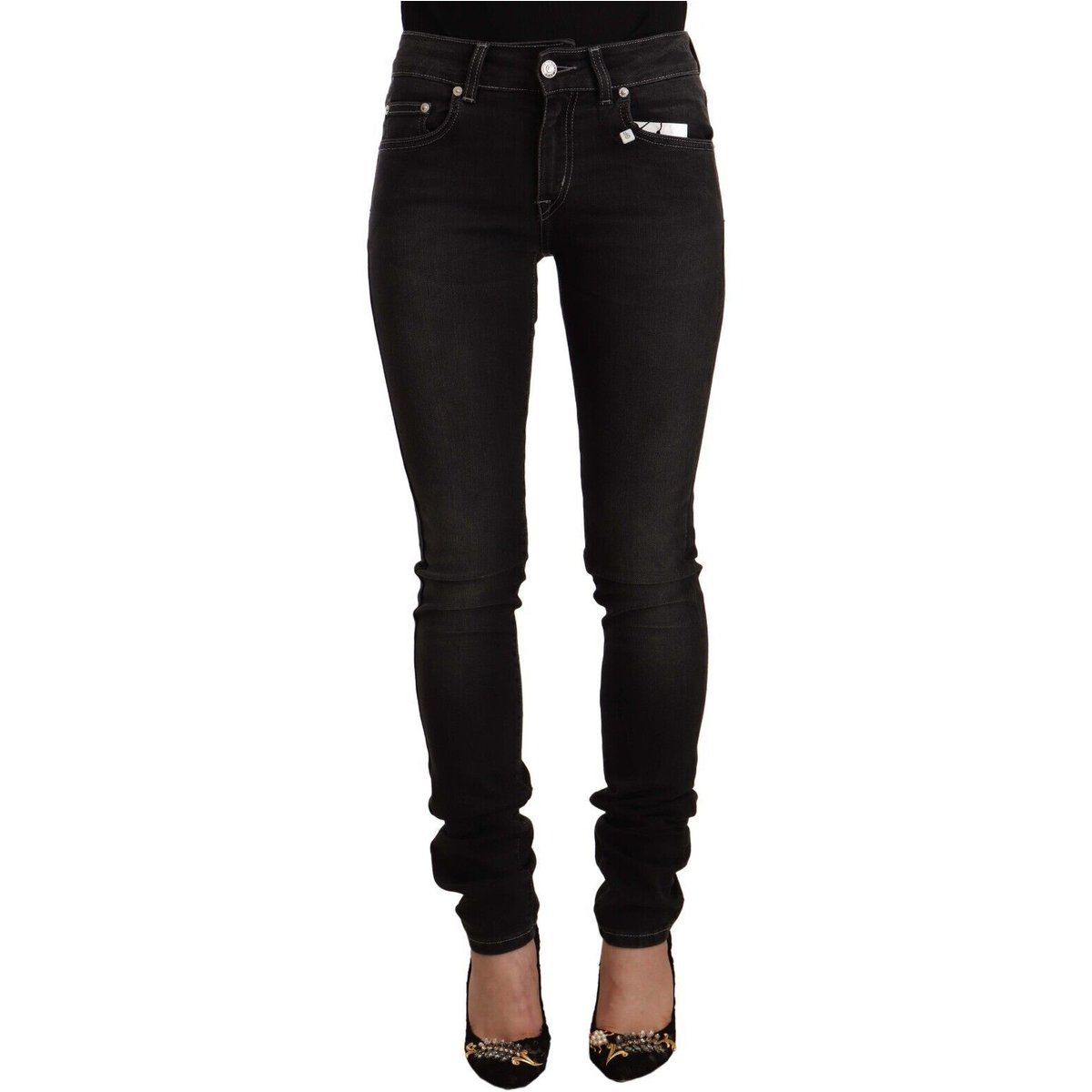 Gerade geschnittene Slim-Fit-Jeans