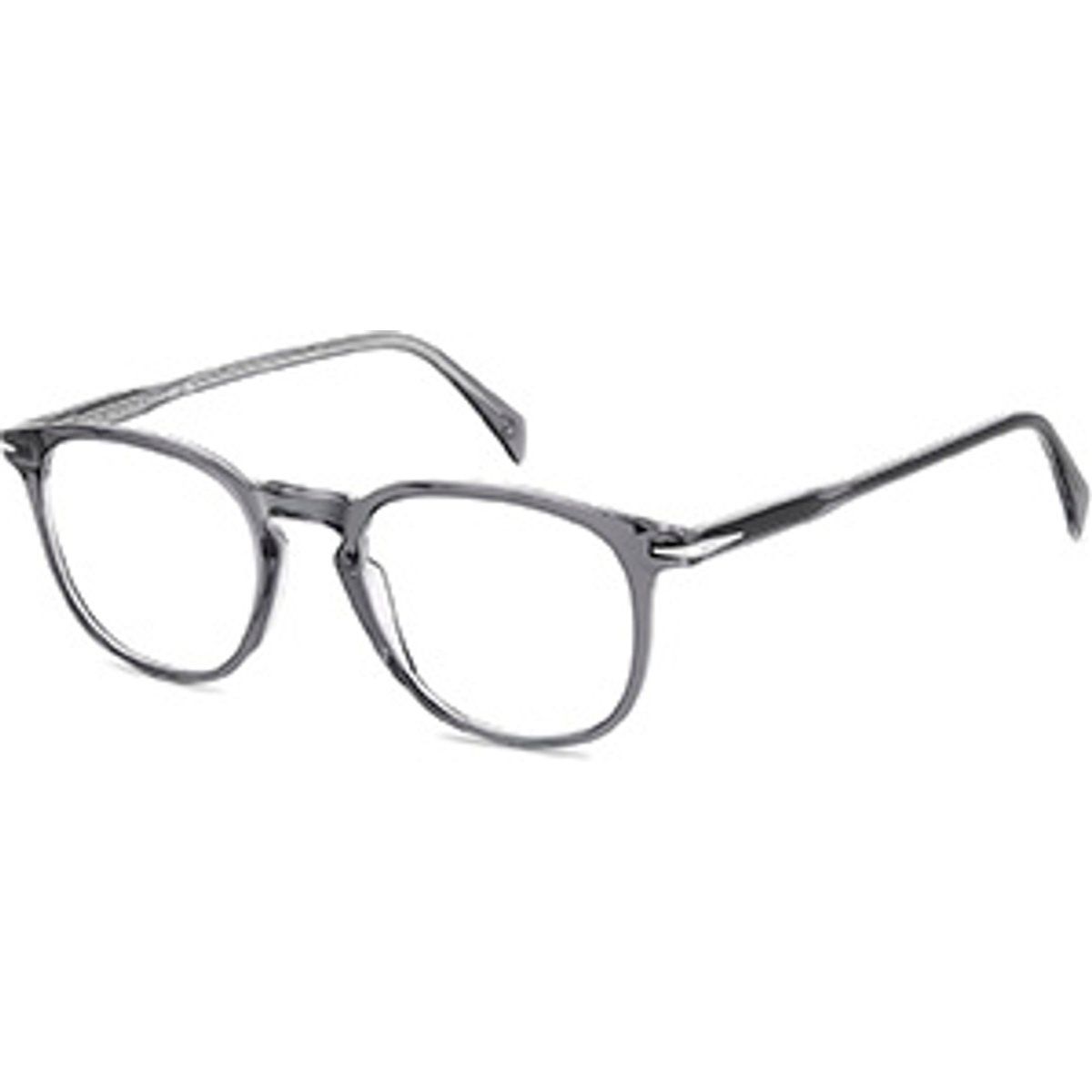 Runde graue Acetat-Brillenfassung