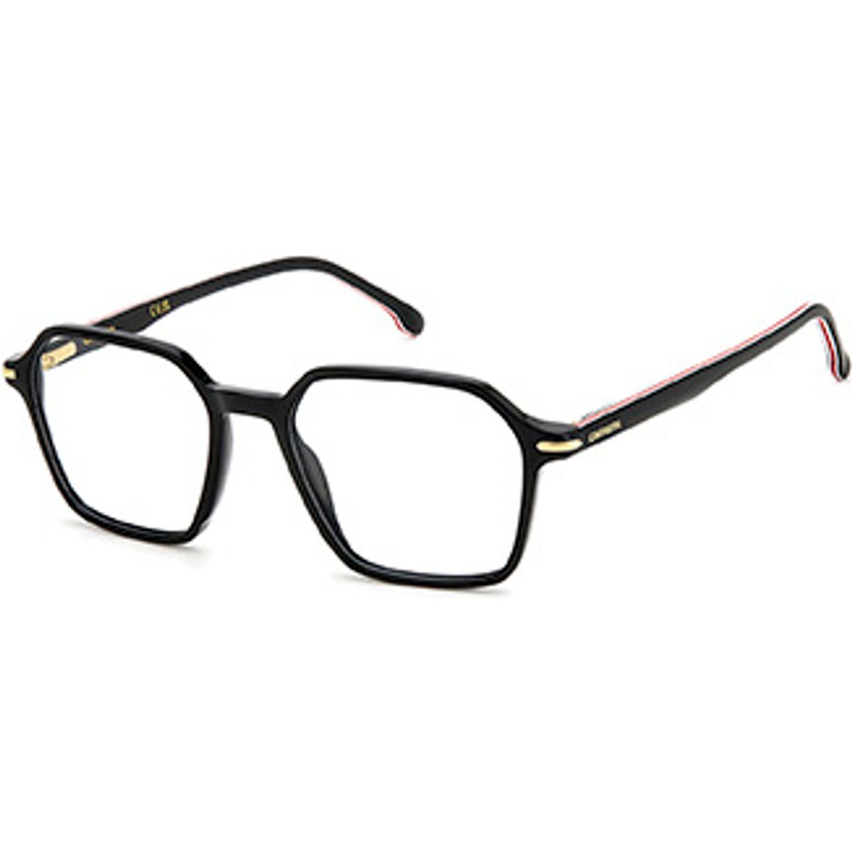 Schwarze geometrische Vollrandbrille