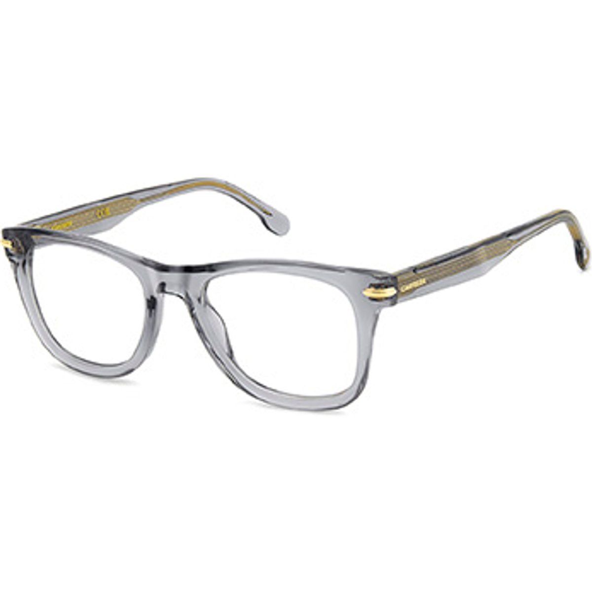 Quadratische graue Acetat-Vollrandbrille