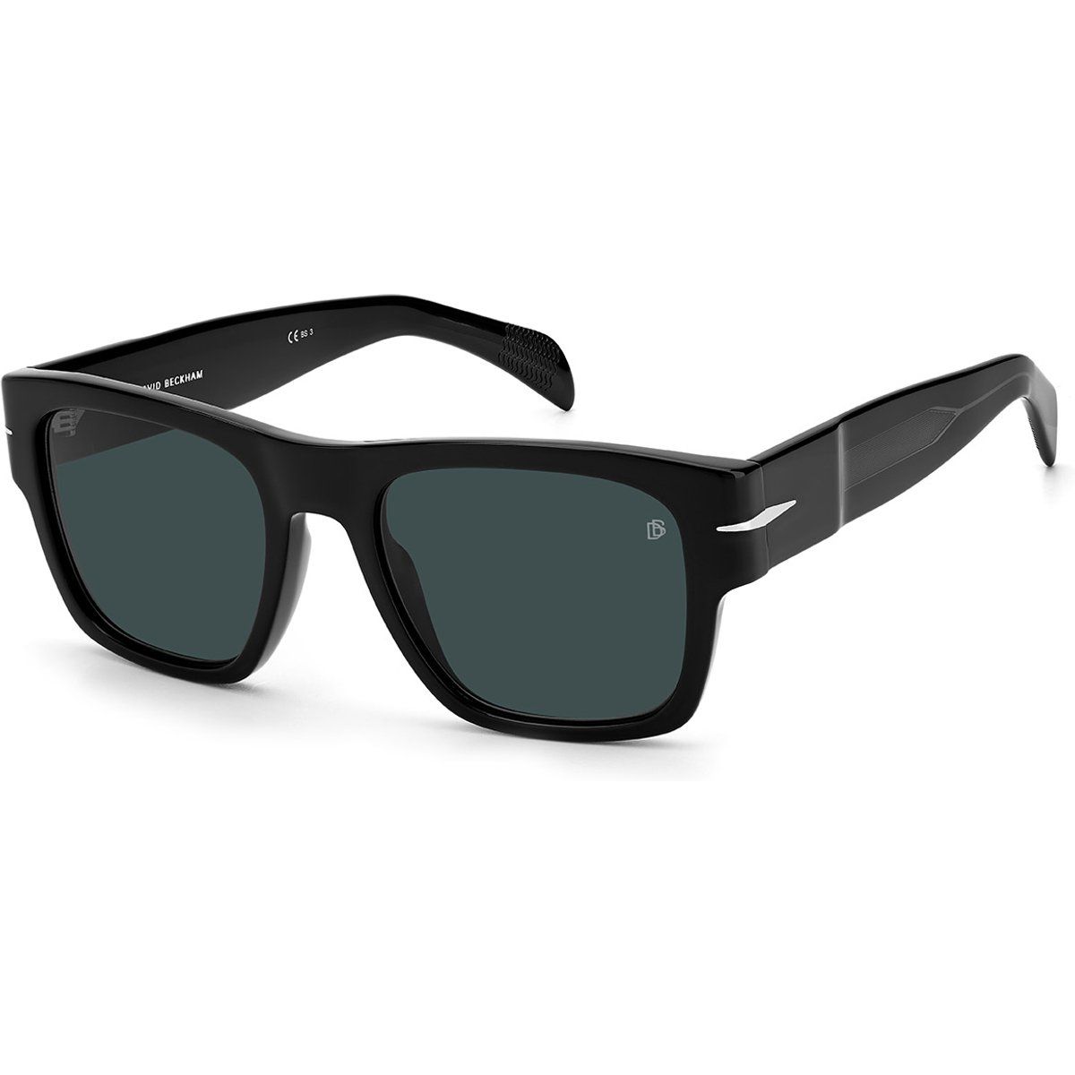Rechteckige Vollrand-Sonnenbrille