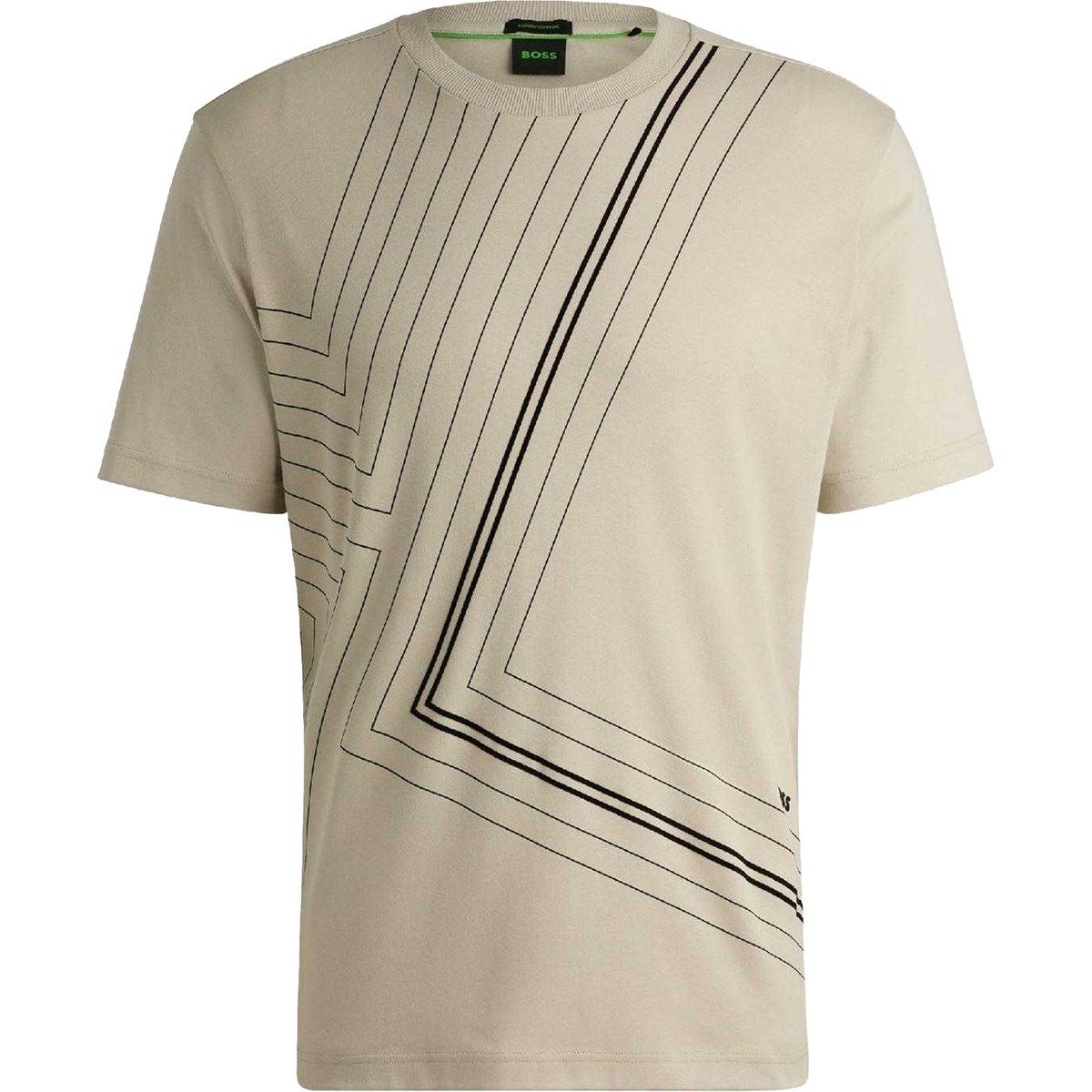 Modernes Baumwoll-T-Shirt mit Grafikprint