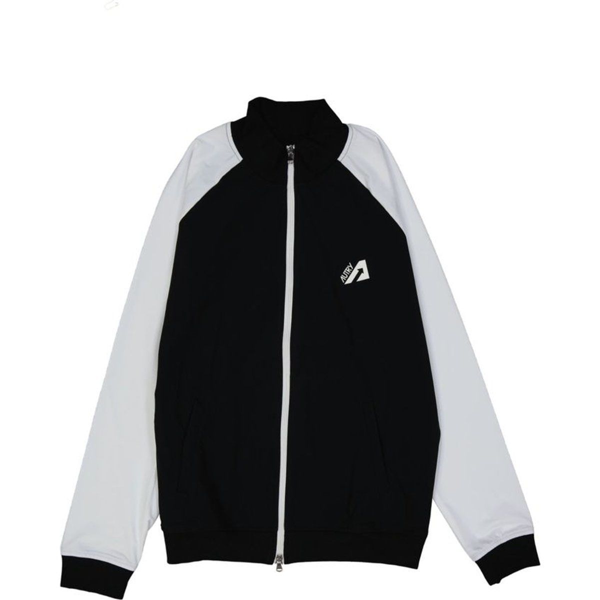 Herren Track Jacket Schwarz Weiß