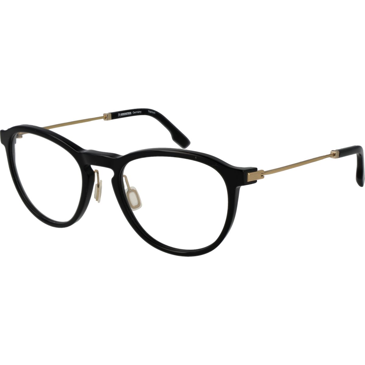 Schwarze Runde Vollrandbrille