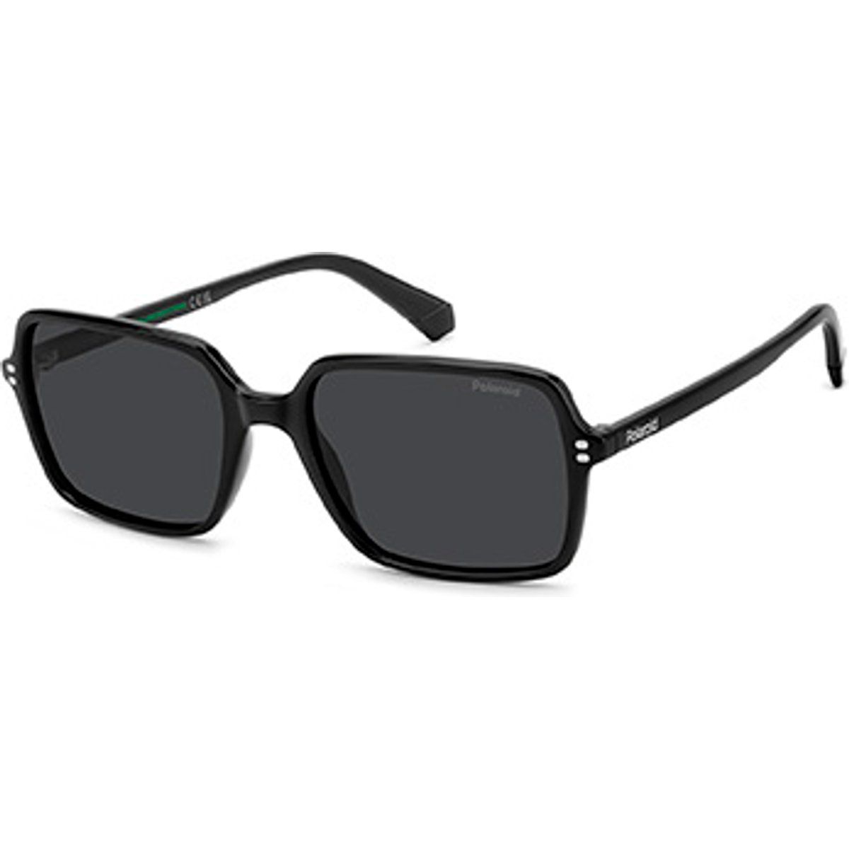 Klassische Rechteckige Sonnenbrille in Schwarz