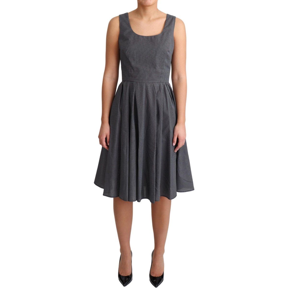 Dolce Gabbana Aline Kleid aus bedruckter Baumwolle