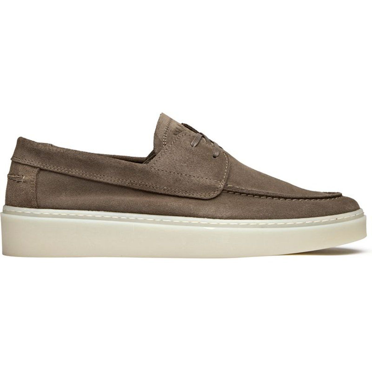 Wildleder Bootsschuh mit dicker Sohle