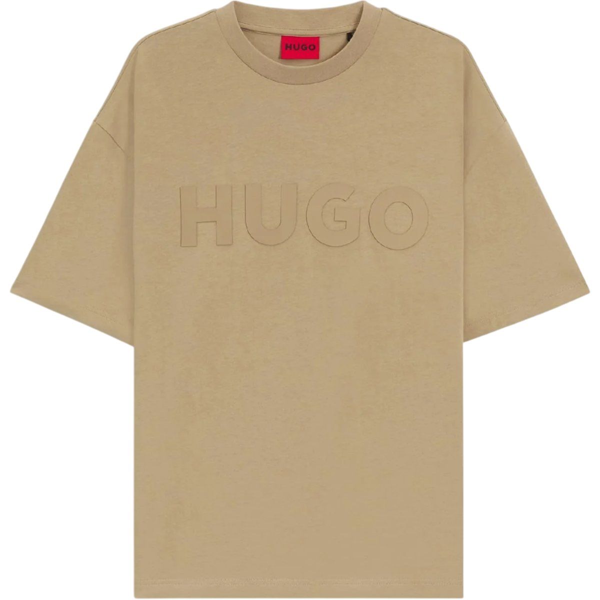 Übergroßes T-Shirt mit geprägtem Logo