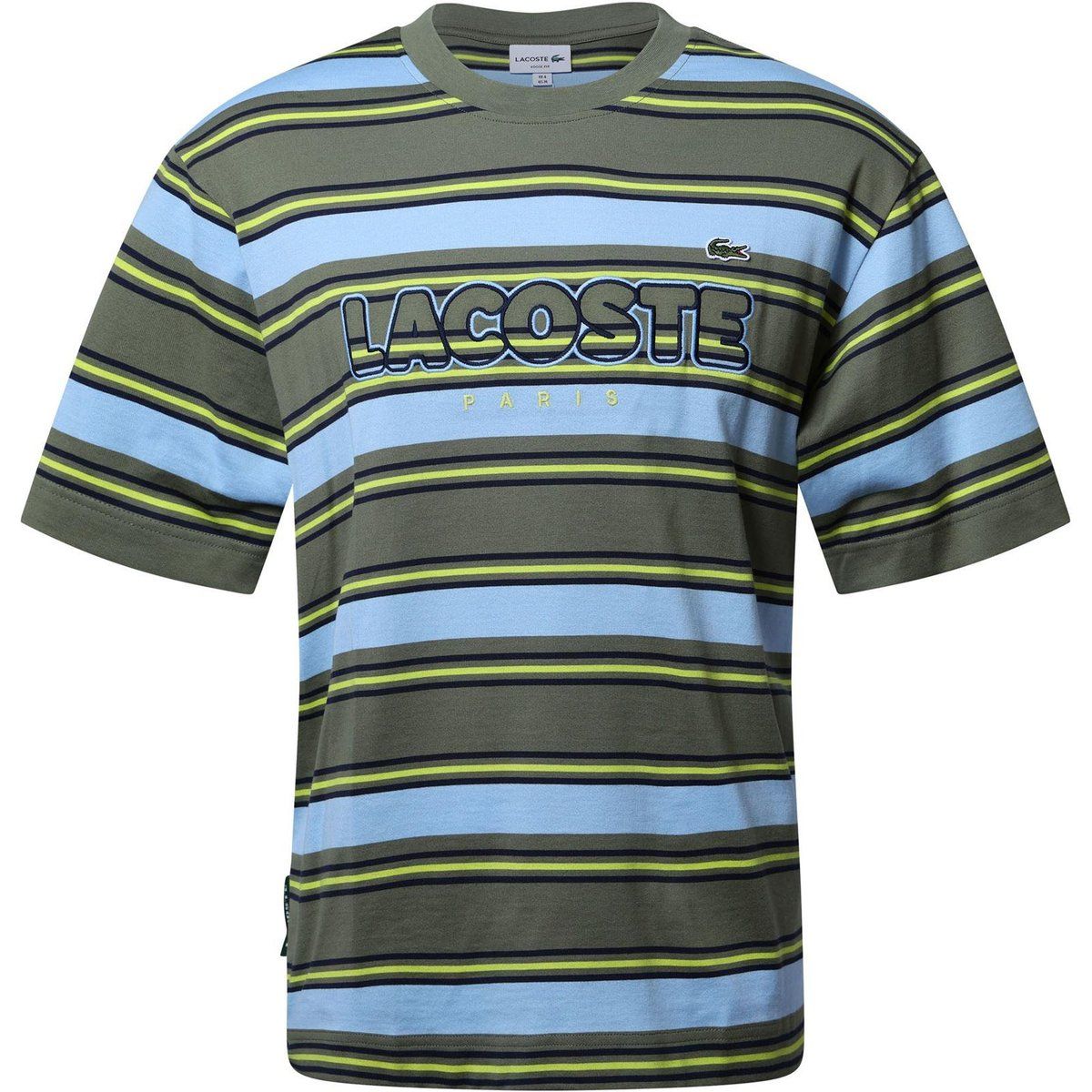 Gestreiftes Logo T-Shirt