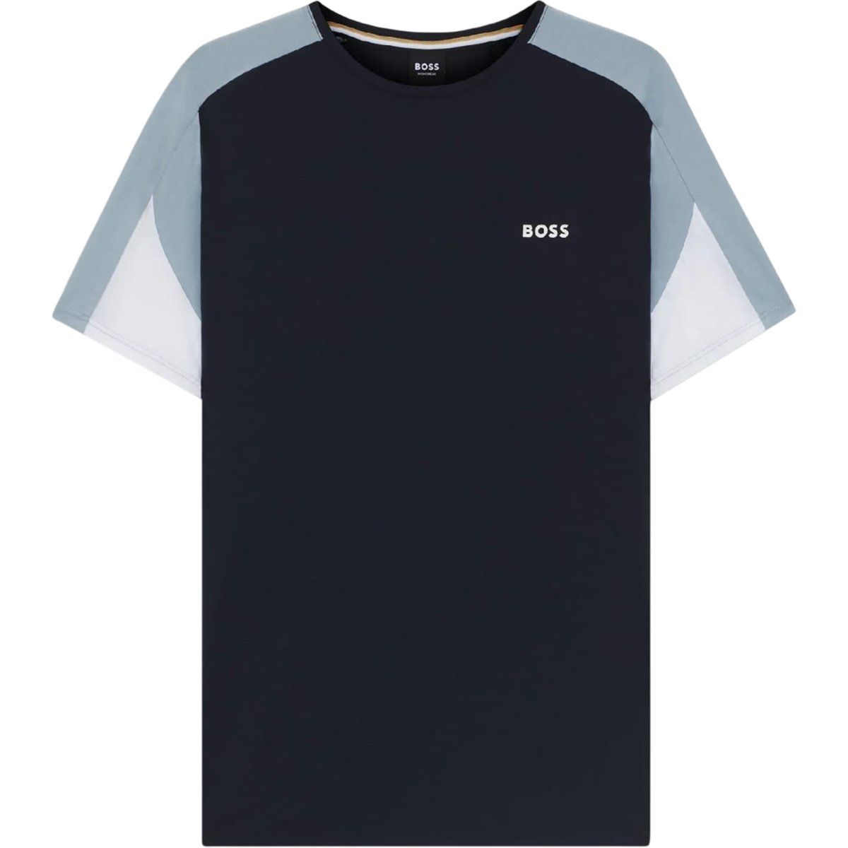 Herren T-Shirt mit Rundhalsausschnitt und Farbblock
