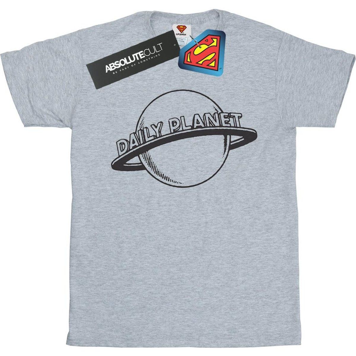 Daily Planet Grafik T-Shirt mit Rundhalsausschnitt
