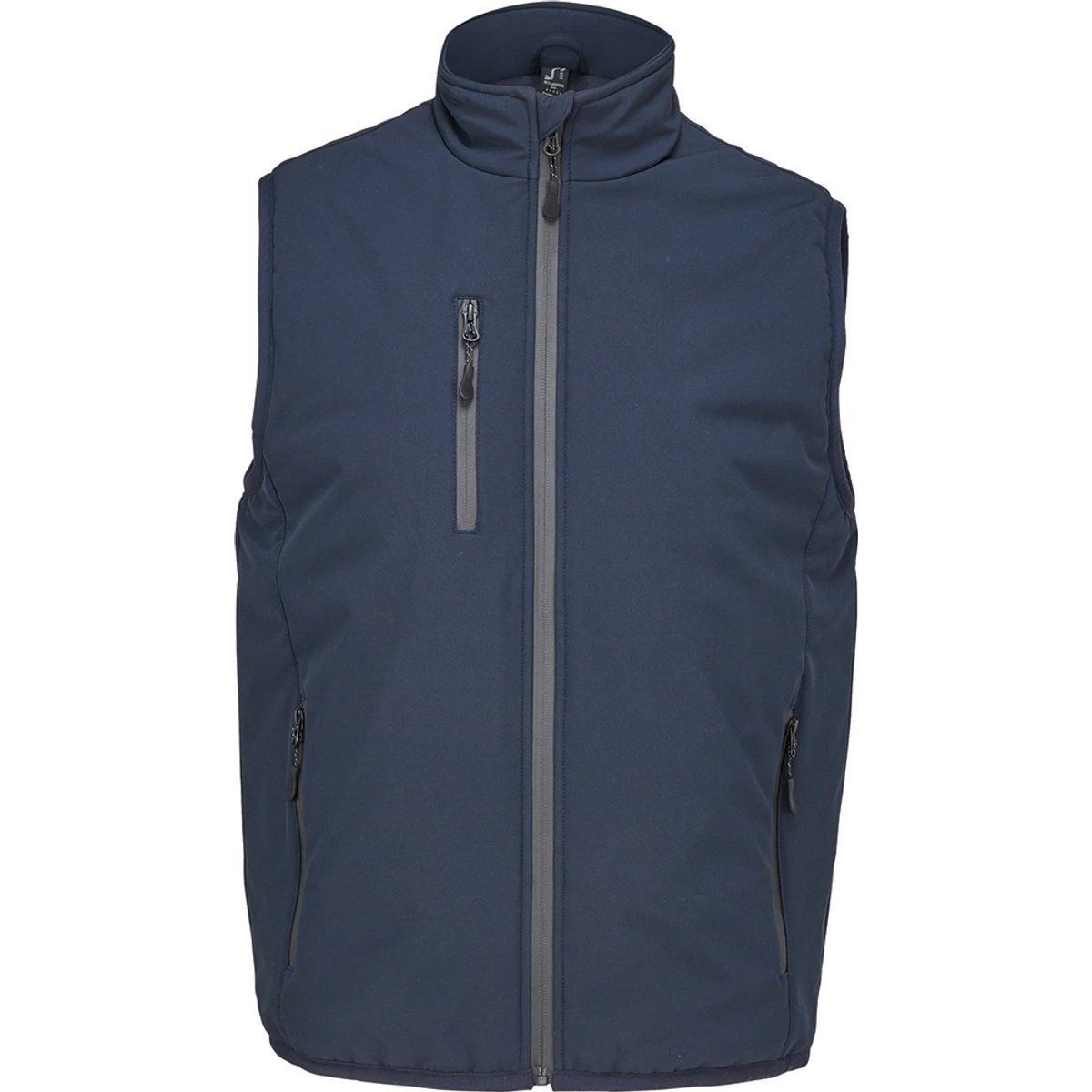 Wattierte Softshell-Weste für Herren/Damen