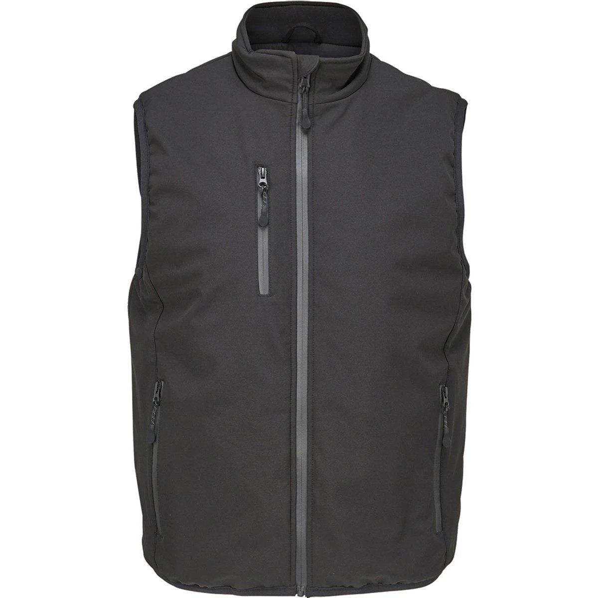 Gepolsterte Softshell Outdoor Weste Unisex