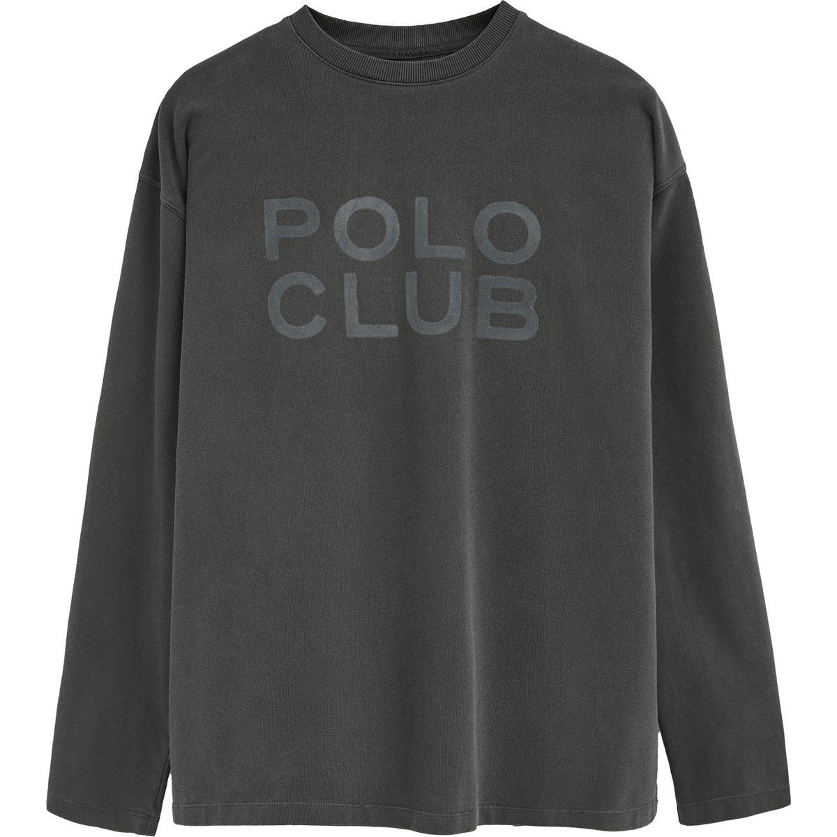 Oversize Langarm Logo T-Shirt