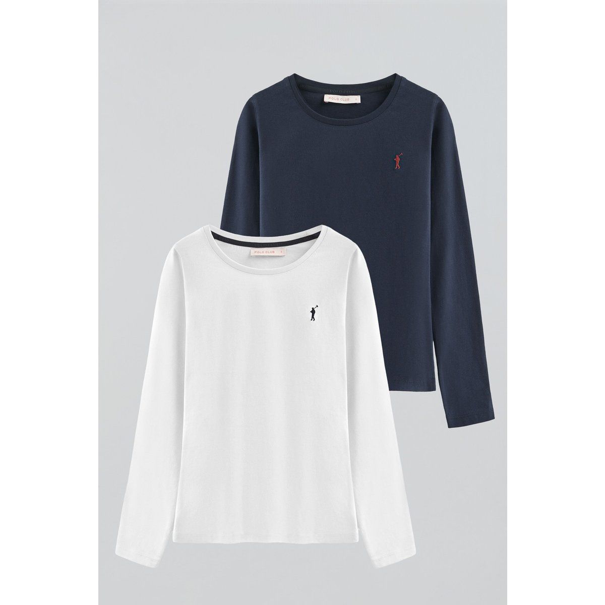 Langarm T-Shirt Doppelpack