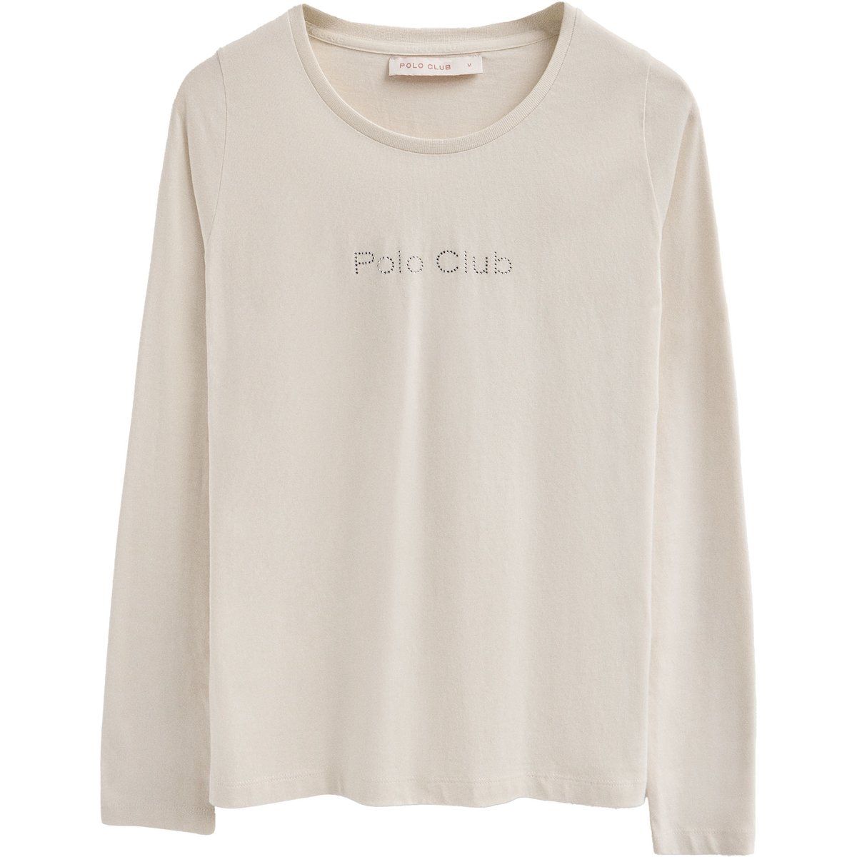 Langärmeliges T-Shirt mit Logo-Verzierung