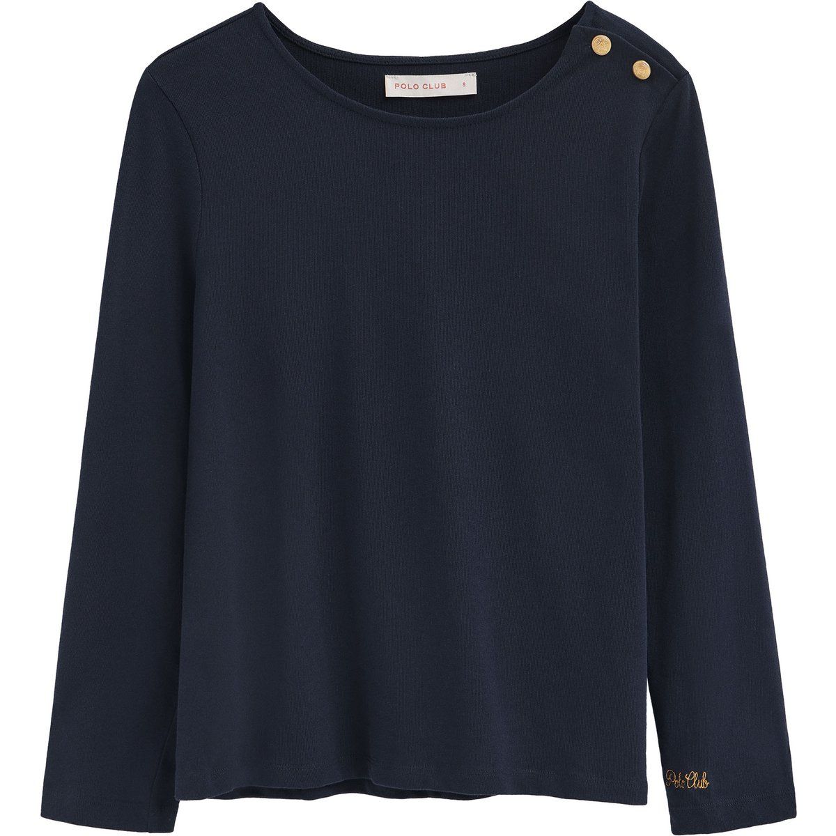 Nautisches Langarm T-Shirt