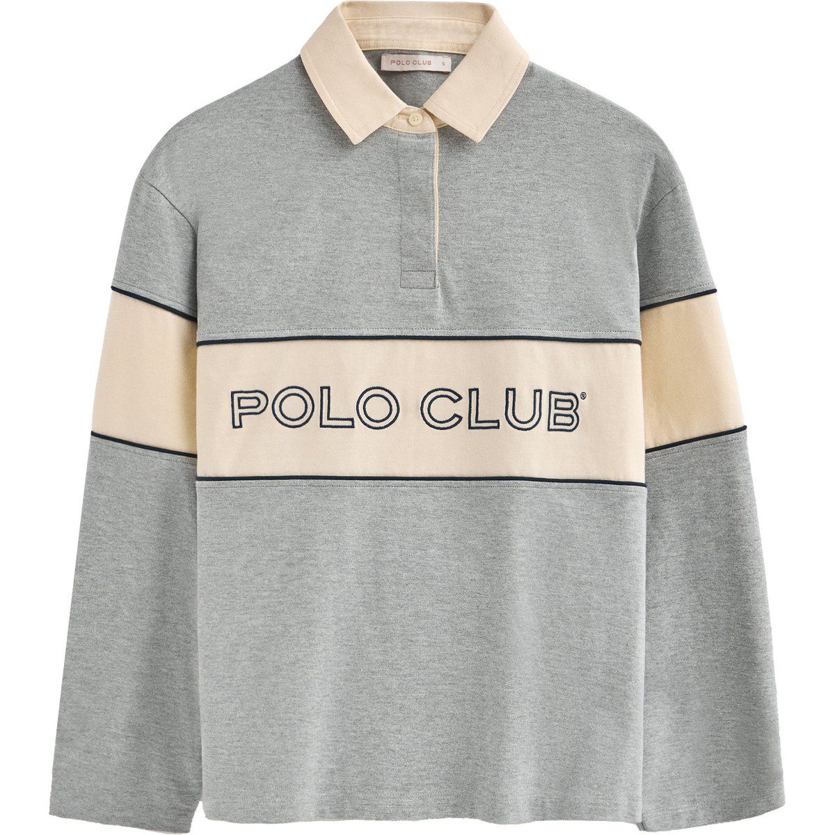 Damen Langarm Poloshirt