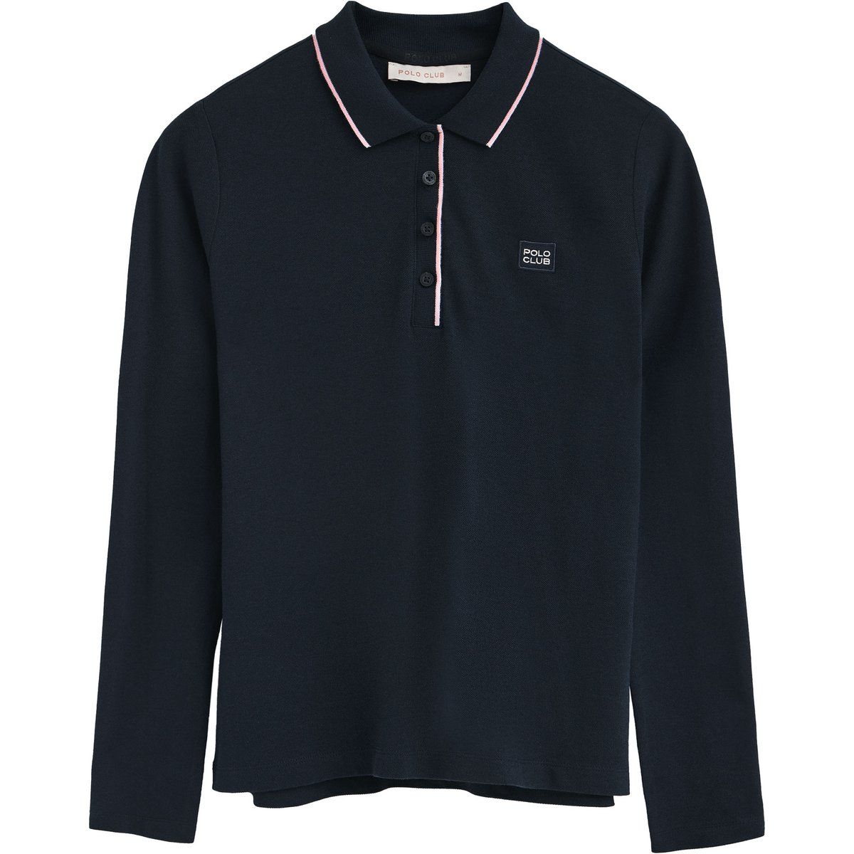 Damen Langarm Poloshirt